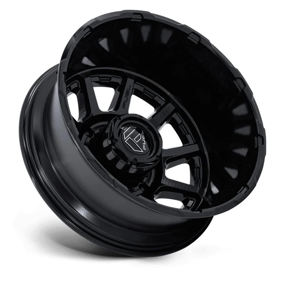 Fuel Off-Road D911 Circuit Dually 24x8.25 8x210 -221mm Offset - Black - Rear Outer - Image 2