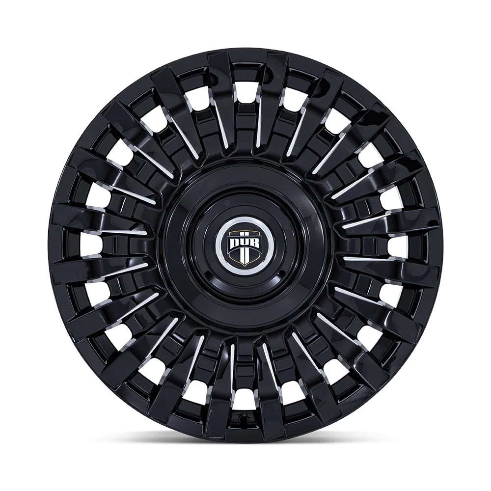 DUB DC272 Honcho 24x9 5x115/5x120 15mm Offset - Gloss Black Milled - Image 3
