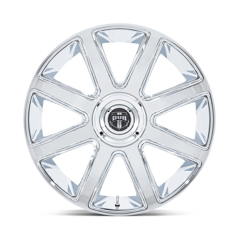 DUB DC273 Pull 24x9 5x115/5x120 15mm Offset - Chrome - Image 3