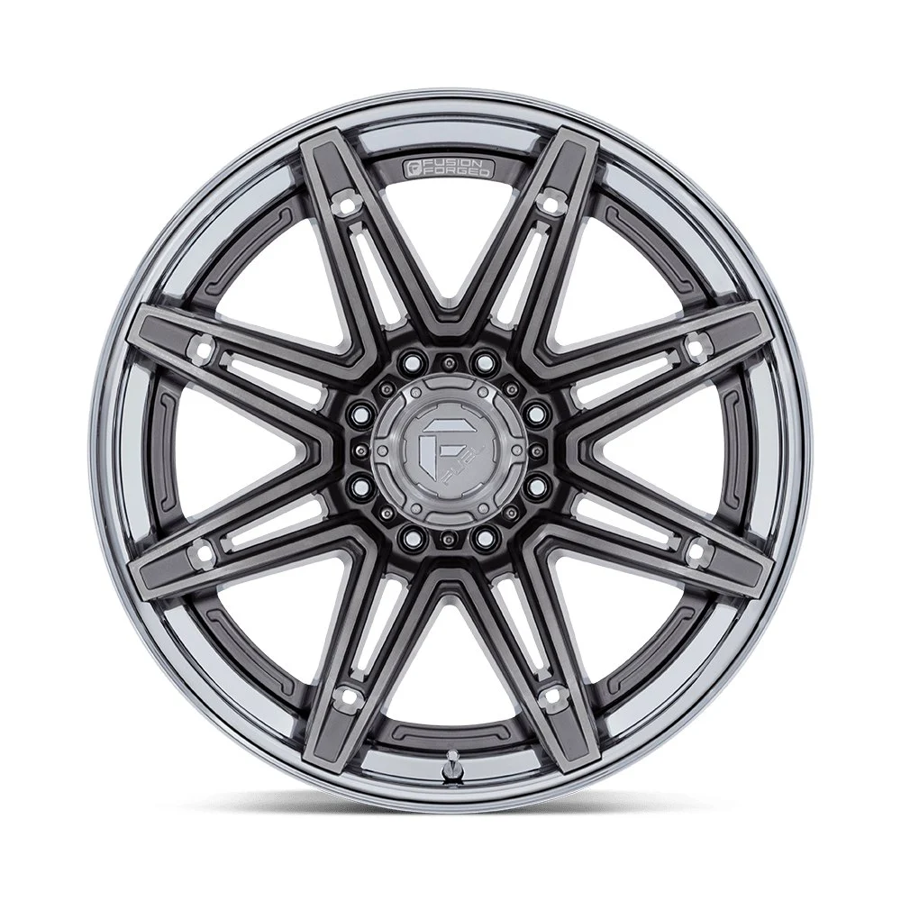 Fuel Off-Road FC401 Brawl 24x12 6x135 -44mm Offset - Platinum Chrome - Image 3
