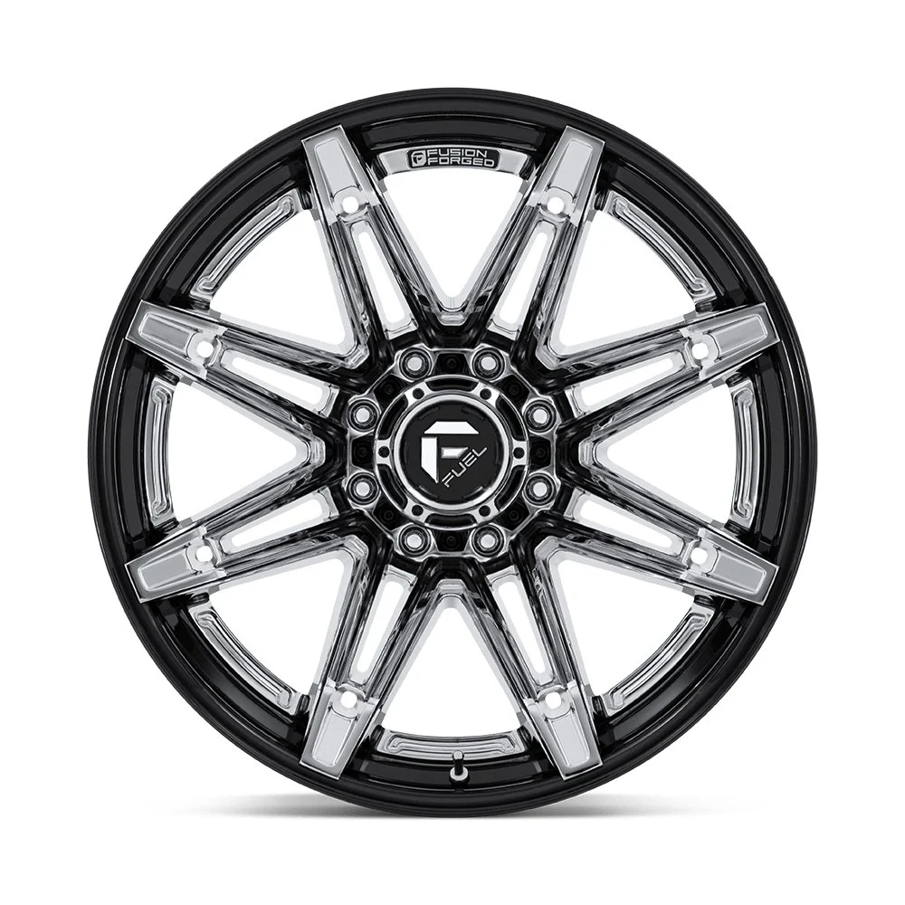 Fuel Off-Road FC401 Brawl 24x12 6x139.7 -44mm Offset - Chrome Gloss Black - Image 3