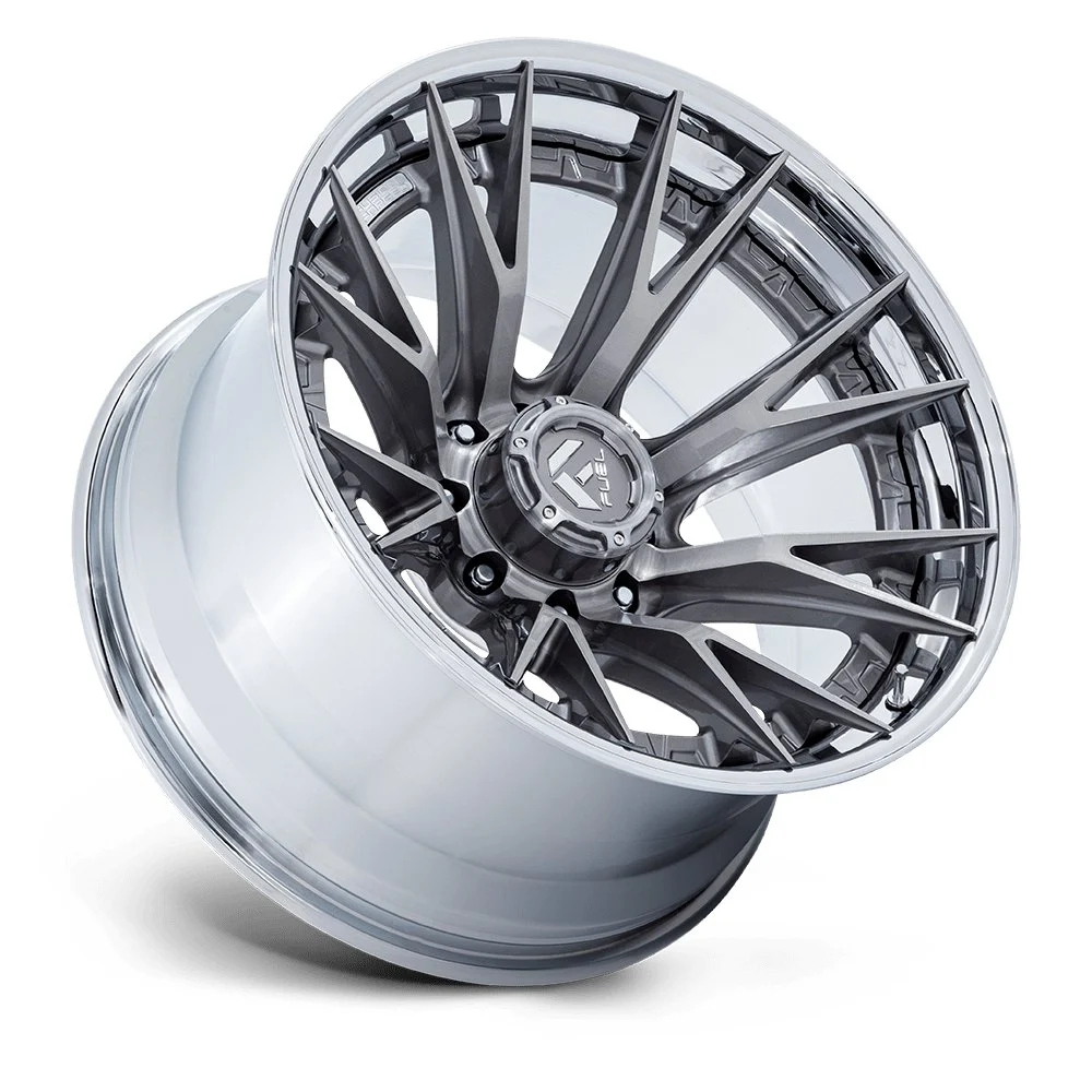 Fuel Off-Road FC402 Catalyst 22x12 8x170 -44mm Offset - Platinum Chrome - Image 2