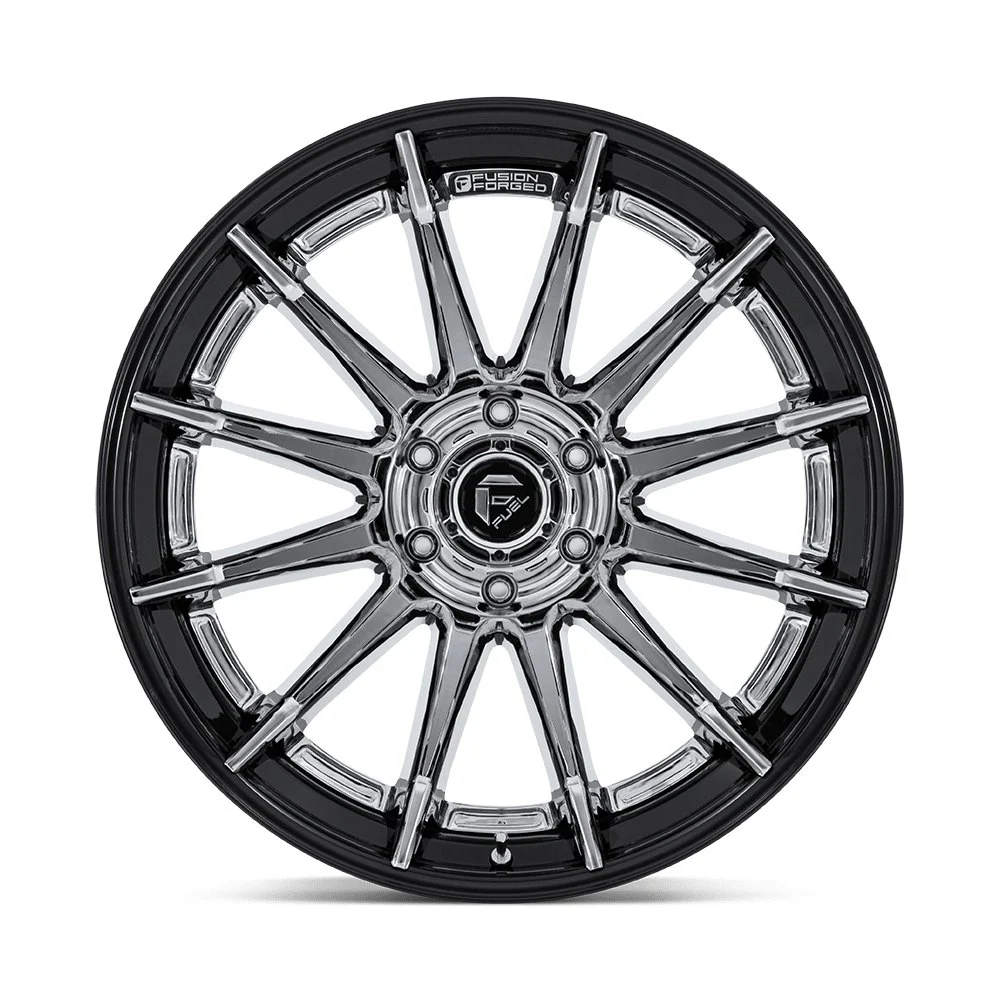 Fuel Off-Road FC403 Burn 24x12 6x139.7 -44mm Offset - Chrome Gloss Black - Image 3
