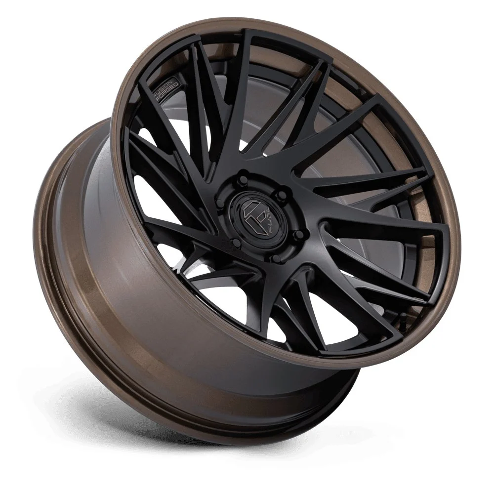 Fuel Off-Road FC405 Dynamo 22x10 6x135 -18mm Offset - Matte Black w/ Bronze Lip - Image 2