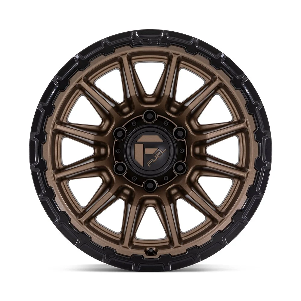 Fuel Off-Road FC866 Piston 20x10 6x135 -18mm Offset - Matte Bronze w/ Gloss Black Lip - Image 3