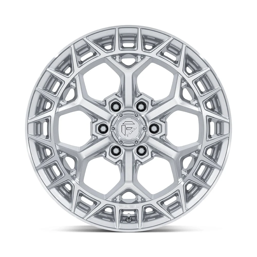 Fuel Off-Road FC873 Charger 22x9.5 6x135 18mm Offset - Gloss Silver Machined - Image 3