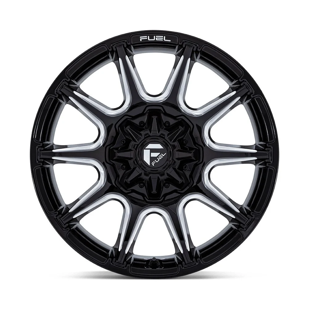 Fuel Off-Road FC880 Super C 20x10 8x180 -18mm Offset - Gloss Black Milled - Image 3