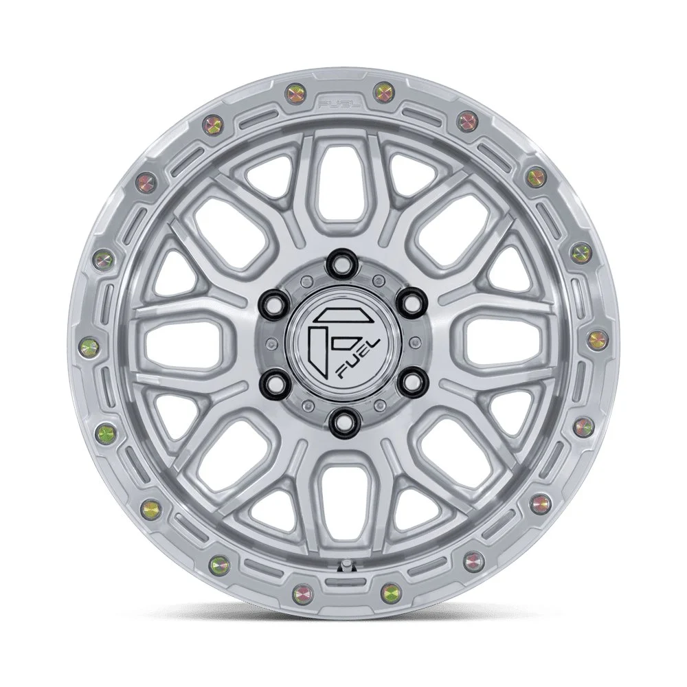 Fuel Off-Road FC881 Surge 20x10 6x139.7 -18mm Offset - Gloss Silver Machined - Image 3