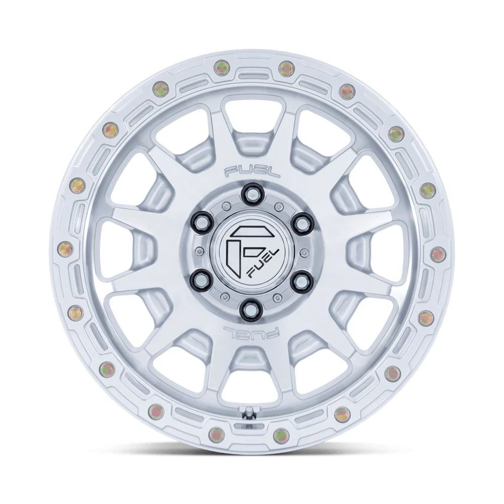Fuel Off-Road FC884 Fortress 18x9 6x135 1mm Offset - Gloss Silver Machined - Image 3
