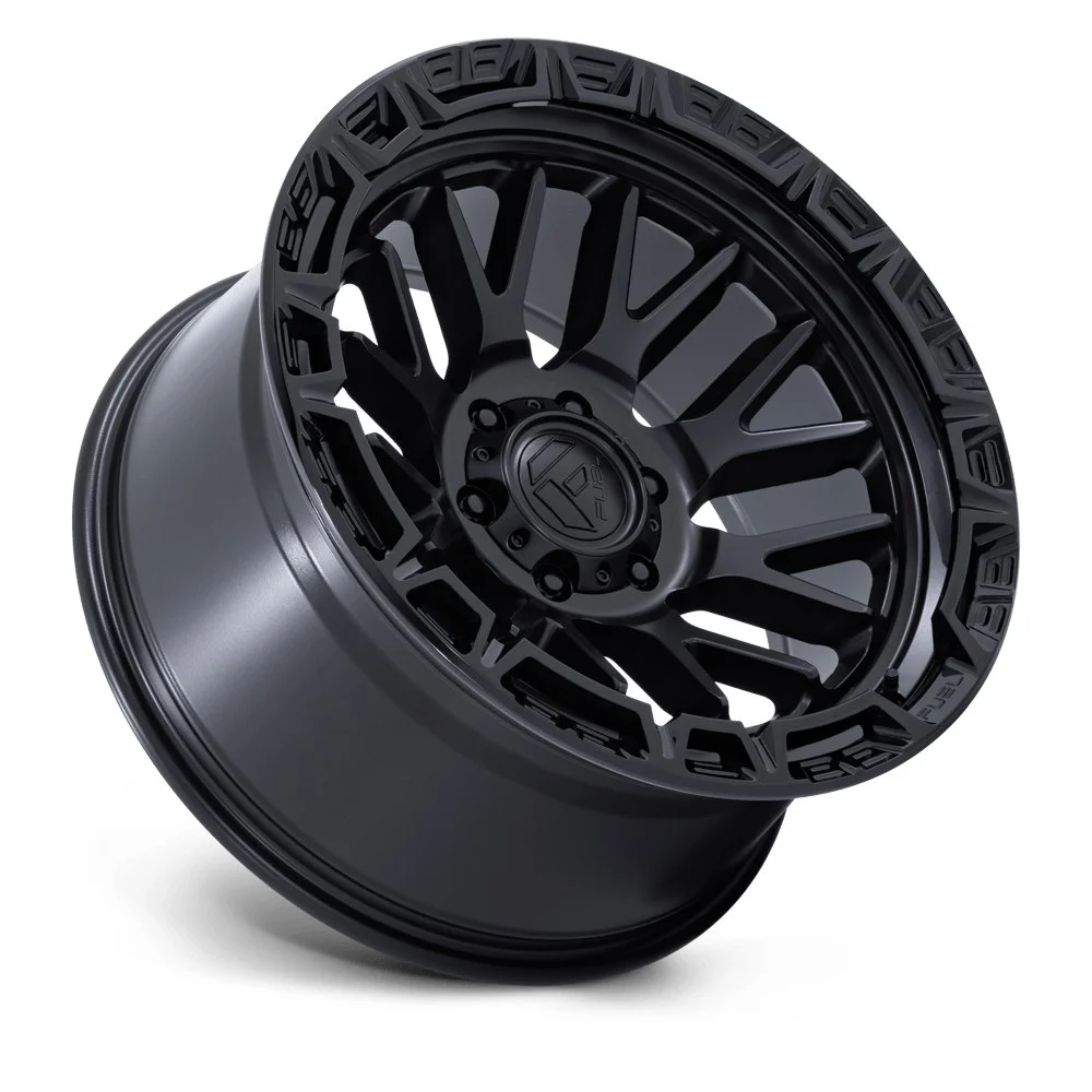 Fuel Off-Road FC890 Rail 20x10 5x127 -18mm Offset - Matte Black w/ Black Lip - Image 2