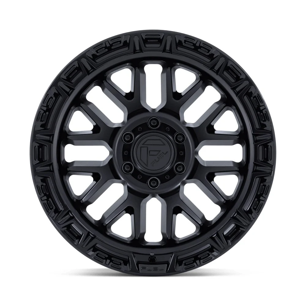 Fuel Off-Road FC890 Rail 20x10 6x135 -18mm Offset - Matte Black w/ Black Lip - Image 3