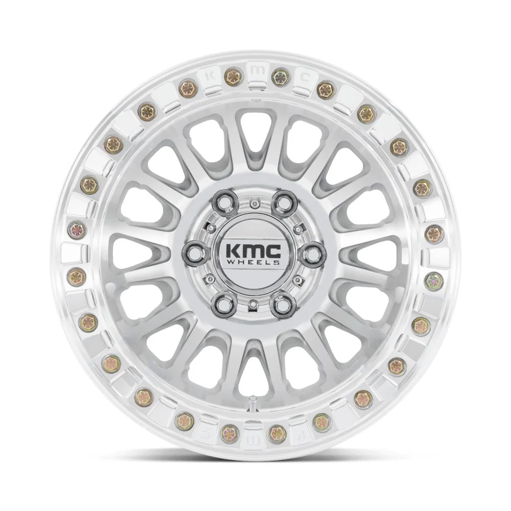 KMC KM239 Impact Beadlock 17x9 6x139.7 25mm Offset - Machined - Image 3