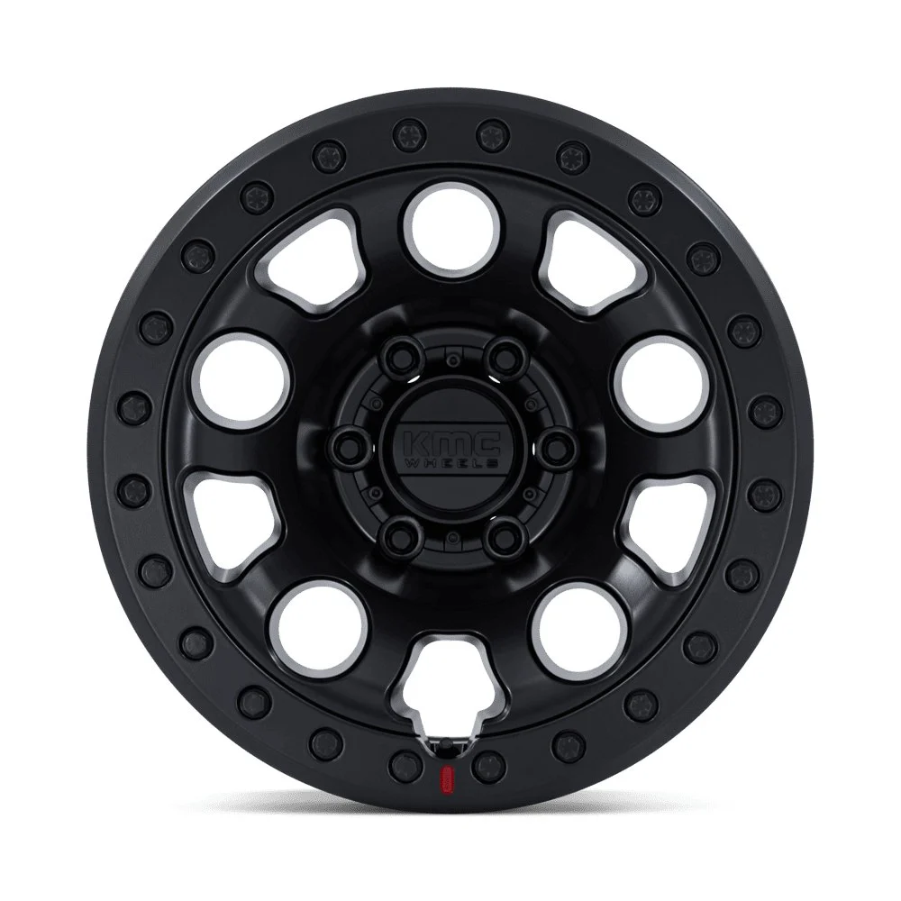 KMC KM241 E25 Beadlock 17x9 6x139.7 1mm Offset - Blackout - Image 3