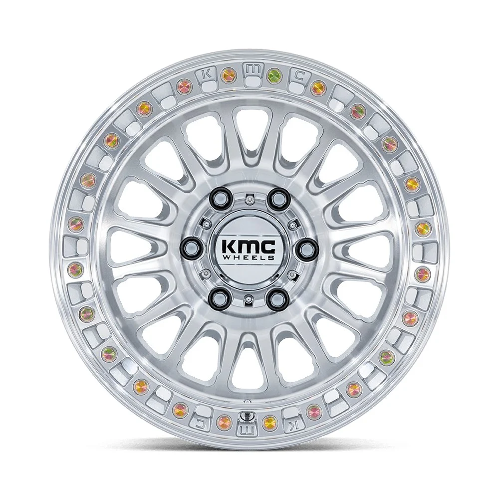 KMC KM552 IMS 18x9 6x135 18mm Offset - Gloss Silver Machined Face - Image 2