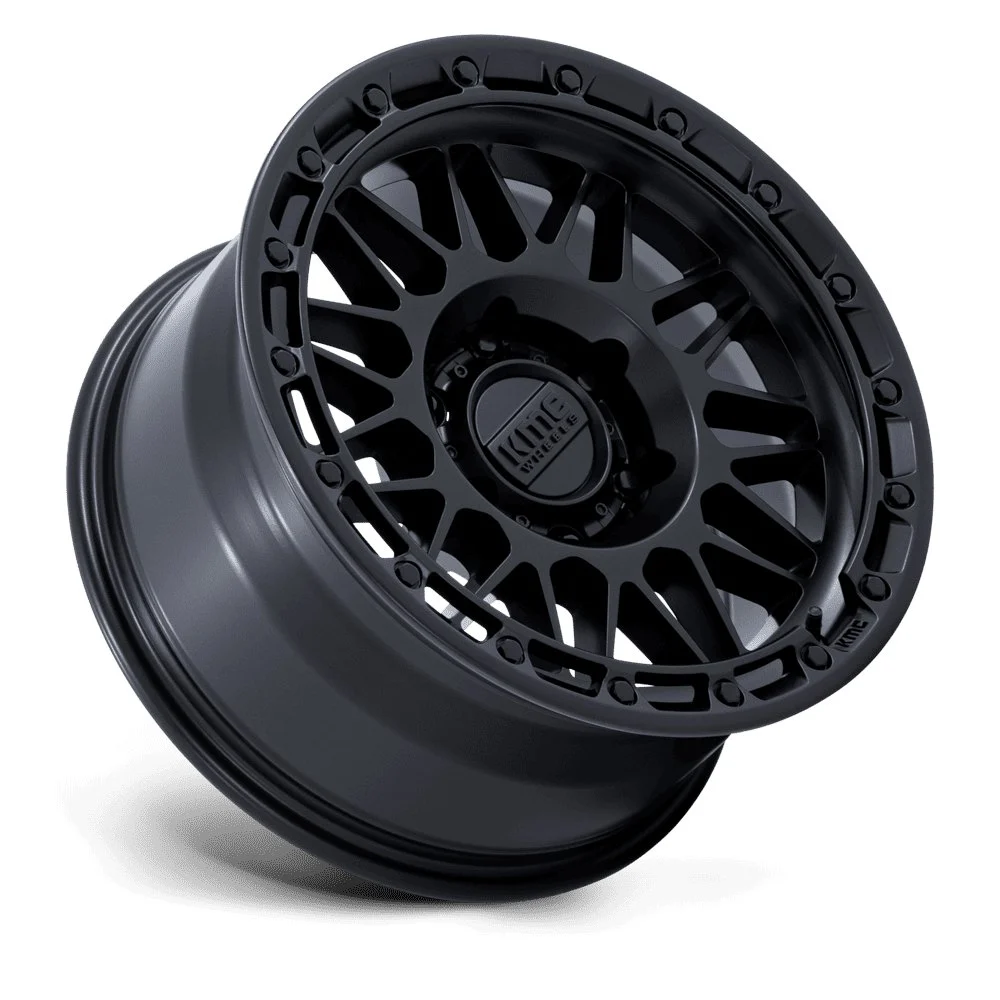 KMC KM555 Attack 17x8.5 6x135 -10mm Offset - Matte Black - Image 2