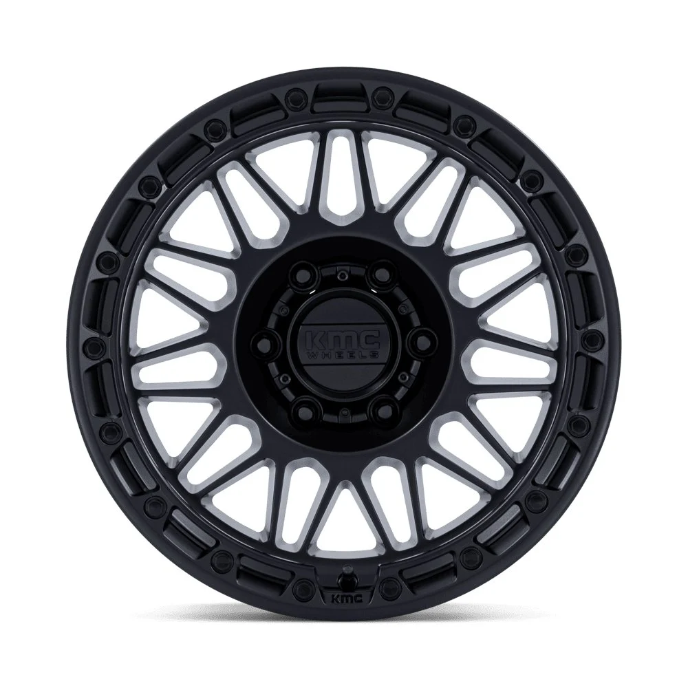 KMC KM555 Attack 17x8.5 6x135 -10mm Offset - Matte Black - Image 3
