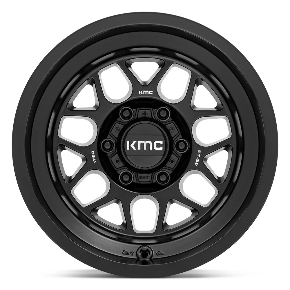 KMC KM725 Terra 17x9 5x127 -38mm Offset - Satin Black - Image 3