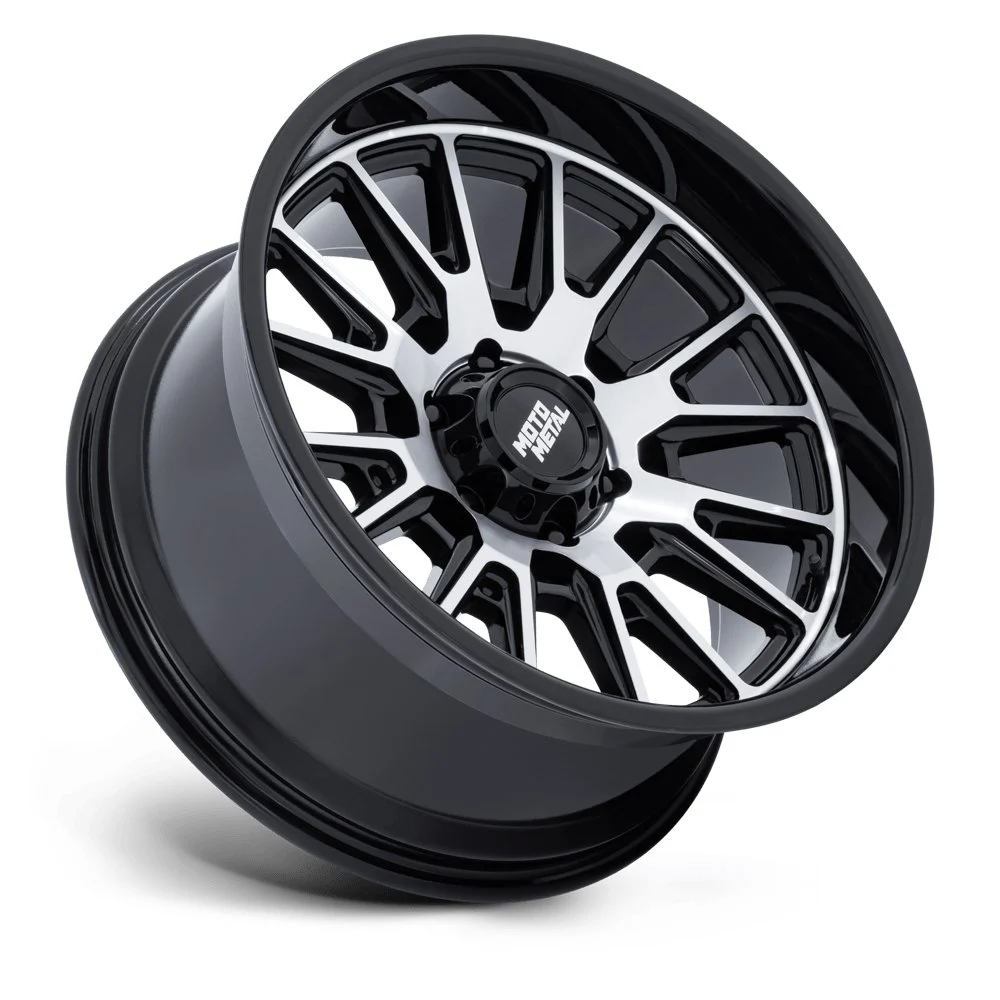 Moto Metal MO814 Tekton 20x9 6x139.7 20mm Offset - Gloss Black Machined - Image 2