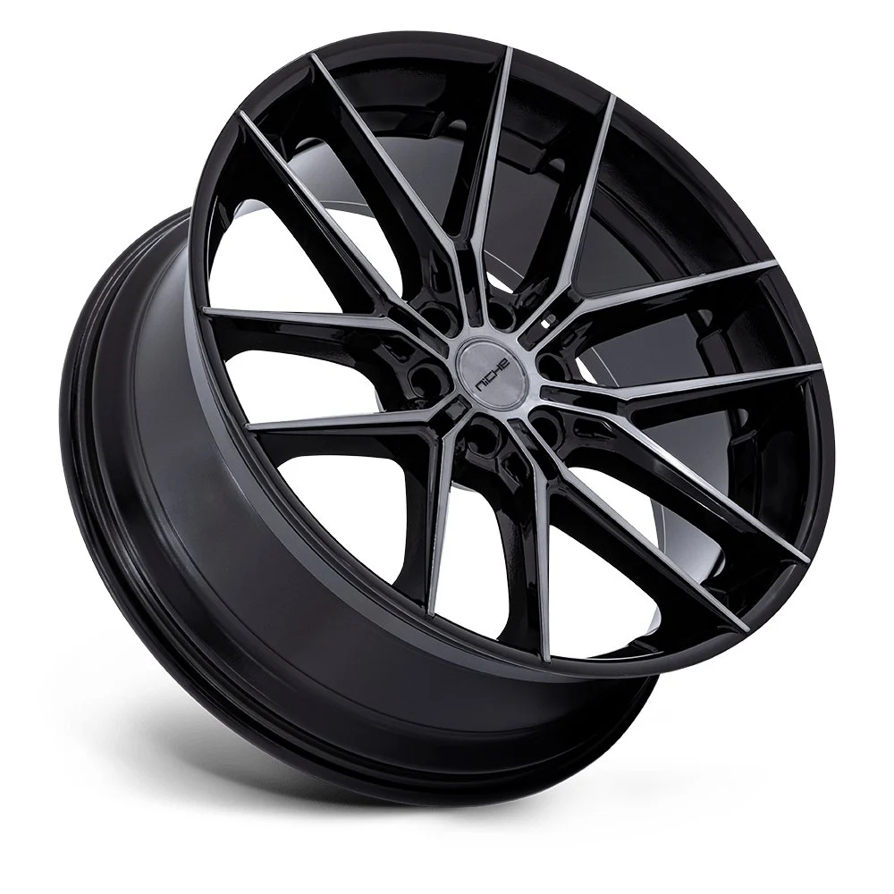 Niche NC280 Prodigy 6 22x9.5 6x135 25mm Offset - Gloss Black Double Dark Tint - Image 2