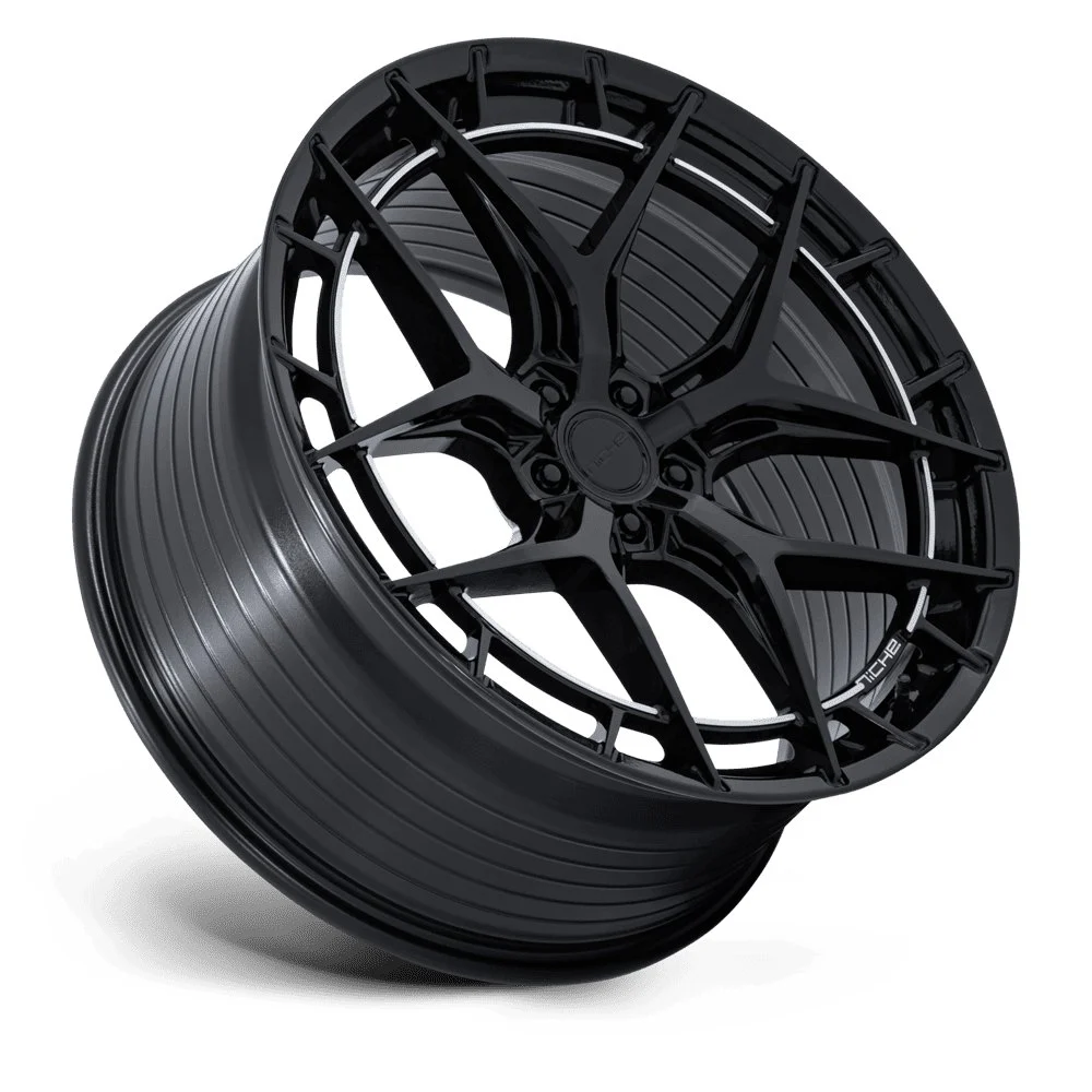 Niche NC286 Riviera 20x11 5x120 43mm Offset - Gloss Black - Image 2