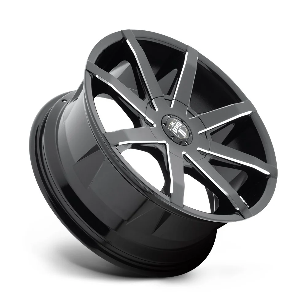 DUB S109 Push 20x8.5 5x114.3/5x120 35mm Offset - Black - Image 2