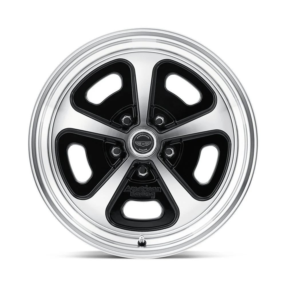 American Racing VN501 500 Mono Cast 17x7 5x120.7 0mm Offset - Gloss Black Machined - Image 2