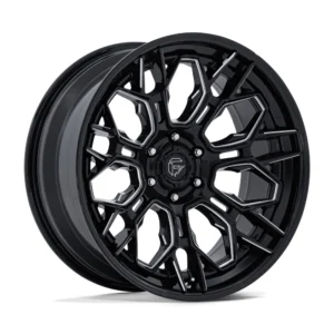 Fuel Off-Road FC409 Hive in Gloss Black Milled - photo may show a different lug count; this part is 6x135