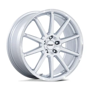 TSW TW004 Canard in Silver Machined - photo may show a different lug count; this part is 5x112