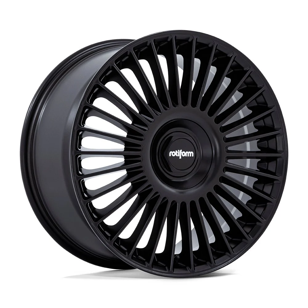 Rotiform RC202 GRZ in Matte Black - photo may show a different lug count; this part is 5x112/5x120