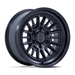 Black Rhino BR030 Taleo in Matte Black - photo may show a different lug count; this part is 6x139.7