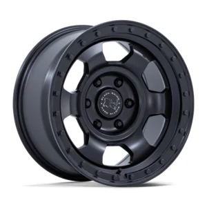 Black Rhino BR029 Trooper in Matte Black - photo may show a different lug count; this part is 6x139.7