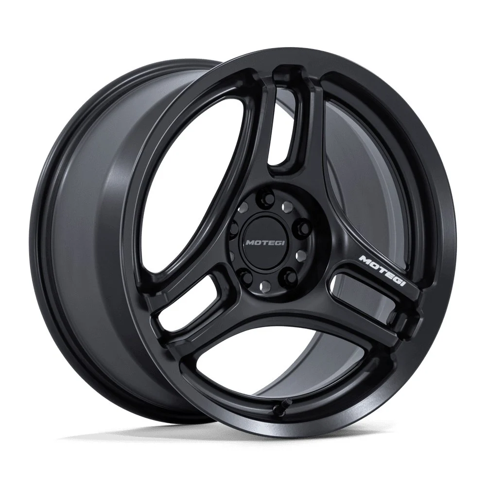 Motegi Racing MR161 Kojin in Matte Black - photo may show a different lug count; this part is 5x100