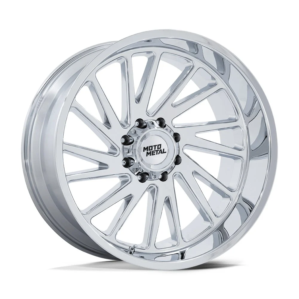 Moto Metal MO811 Combat in Chrome - photo may show a different lug count; this part is 8x180