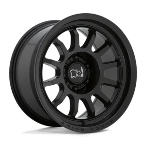 Black Rhino Rapid in Matte Black - photo may show a different lug count; this part is 6x139.7