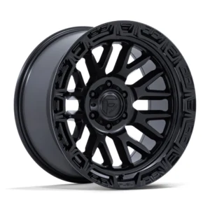 Fuel Off-Road FC890 Rail in Matte Black w/ Black Lip - photo may show a different lug count; this part is 6x135