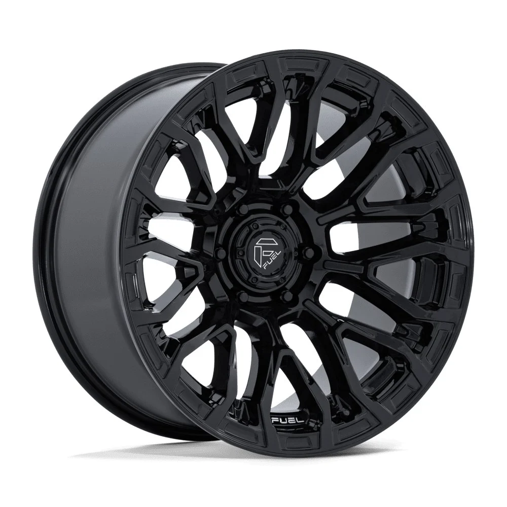 Fuel Off-Road FC899 Chisel in Gloss Black - photo may show a different lug count; this part is 6x139.7