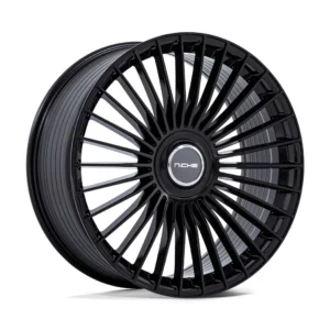 Niche NC282 Serene in Gloss Black - photo may show a different lug count; this part is 6x135/6x139.7