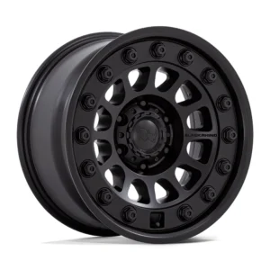 Black Rhino BR012 Outback in Matte Black - photo may show a different lug count; this part is 5x127