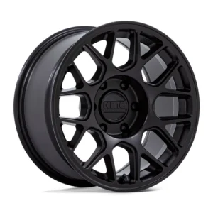 KMC KM730 Hatchet in Matte Black - photo may show a different lug count; this part is 6x120