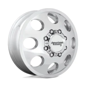 American Racing AR204 Baja Dually in Polished - photo may show a different lug count; this part is 8x165.1