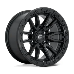Fuel Off-Road D679 Rebel in Matte Black - photo may show a different lug count; this part is 8x165.1