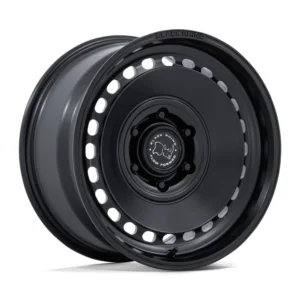 Black Rhino BR036 Basin in Matte Black - photo may show a different lug count; this part is 6x139.7