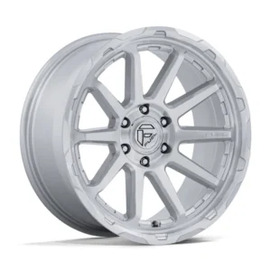 Fuel Off-Road FC887 Circuit in Gloss Silver Machined - photo may show a different lug count; this part is 6x139.7