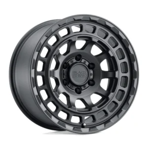 Black Rhino Chamber in Matte Black - photo may show a different lug count; this part is 6x139.7