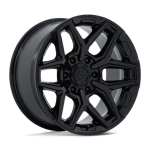 Fuel Off-Road FC854 Flux in Gloss Black - photo may show a different lug count; this part is 6x135