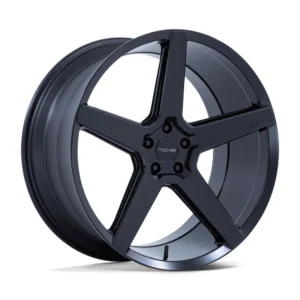 Niche NC283 Modena in Matte Black - photo may show a different lug count; this part is 5x114.3