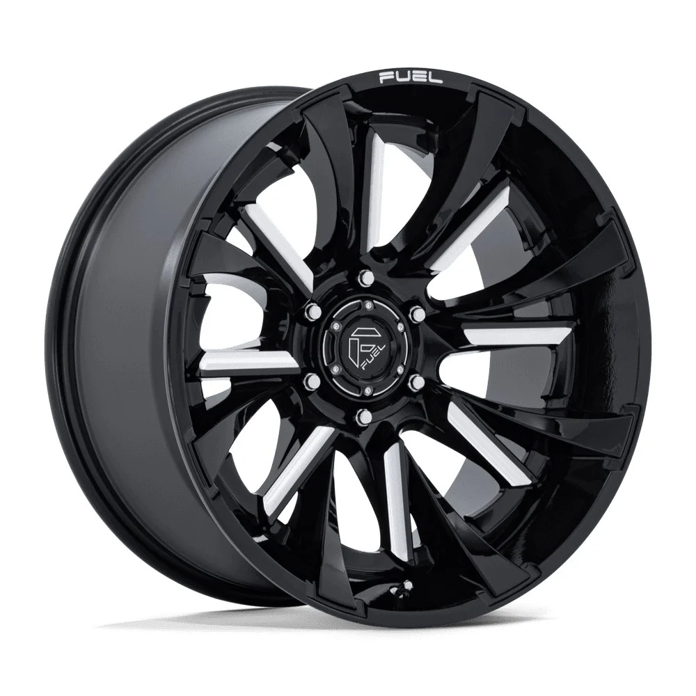 Fuel Off-Road FC895 Tantrum in Gloss Black Milled - photo may show a different lug count; this part is 8x170