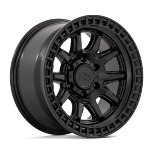 Black Rhino BR001 Calico in Matte Black - photo may show a different lug count; this part is 6x135