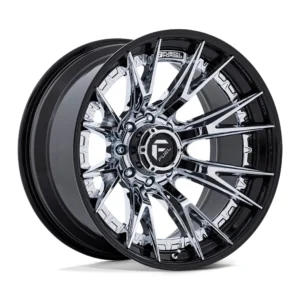 Fuel Off-Road FC402 Catalyst in Chrome Gloss Black - photo may show a different lug count; this part is 8x170