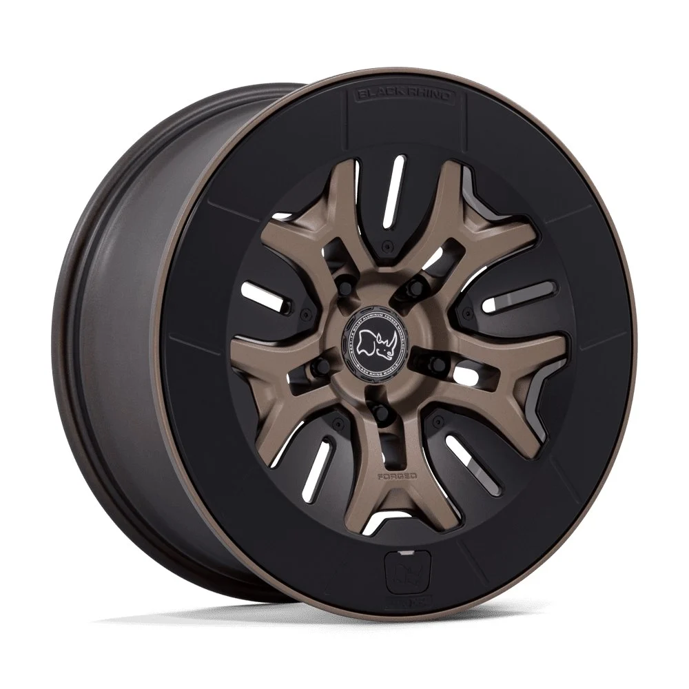 Black Rhino BR406 Rockledge in Matte Bronze - photo may show a different lug count; this part is 5x139.7
